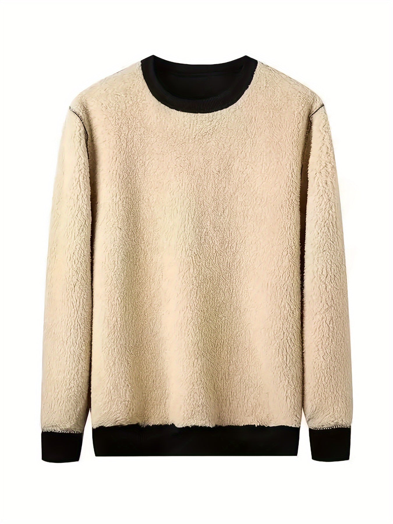 Erkaklar uchun ko'k rangli, qush emblemasi bilan bezatilgan, ichki qismi to'quv materialidan qilingan pullover. Kuz/qish qulayligi uchun 100% polyesterdan tayyorlangan.