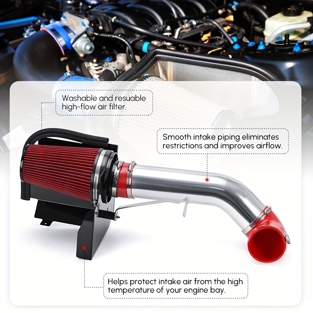 Universal Car 4-Inch Air Intake System Kit with Winter Mushroom Filter