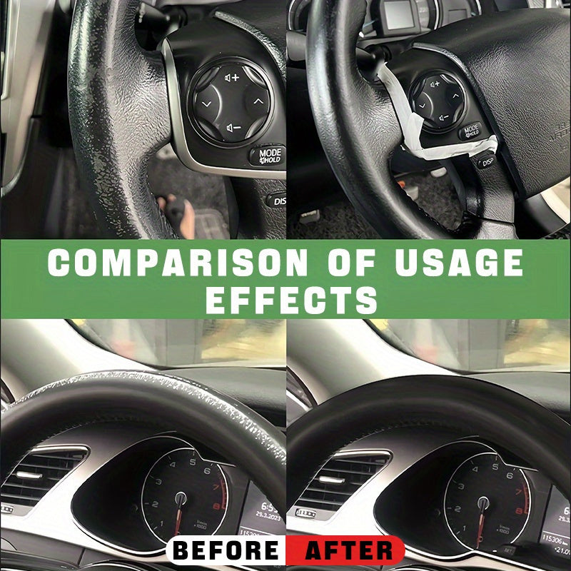 Car Interior Care Polish Black Dashboard Restorer Tire Gloss UV Protectant