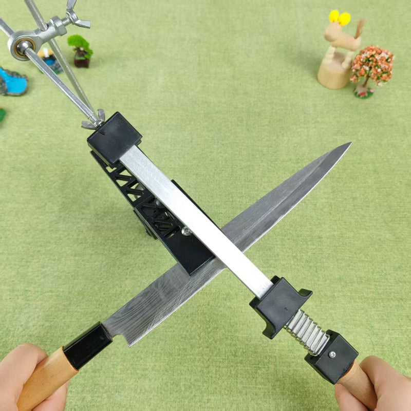 Kitchen Sharpener with Fixed or Adjustable Angles for Fast, Easy Sharpening