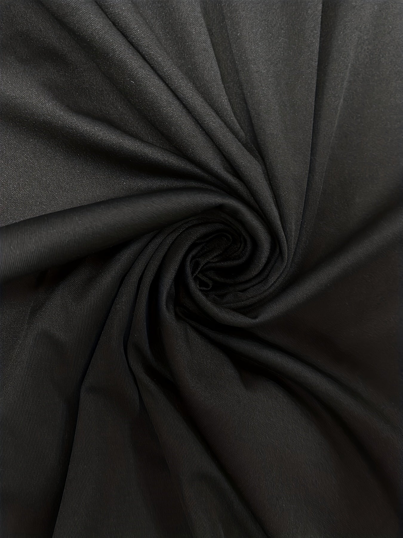 Plus Size High-Waisted Slim-Fit Pants Black Pockets Spring Fall Warm Elastic