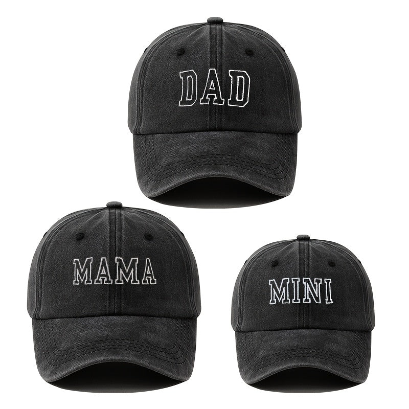 3-Pack Polyester Baseball Caps for Teens Ramadan Flags Embroidered Slogan Lightweight Breathable All-Season