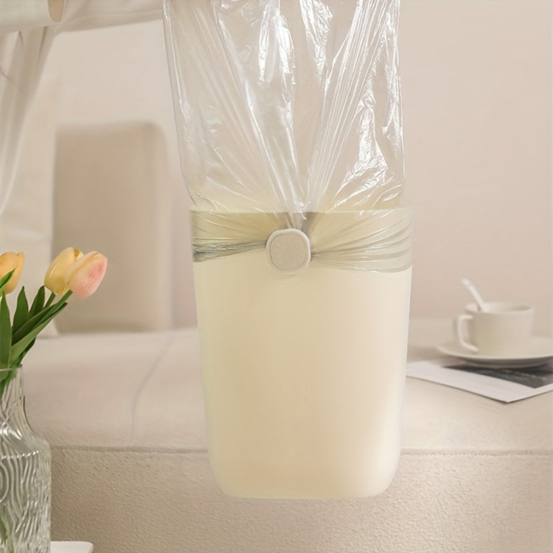 Rotating Trash Bag Holder Clip Non-Slip Fastener for Kitchen Bathroom Living Room Outdoors