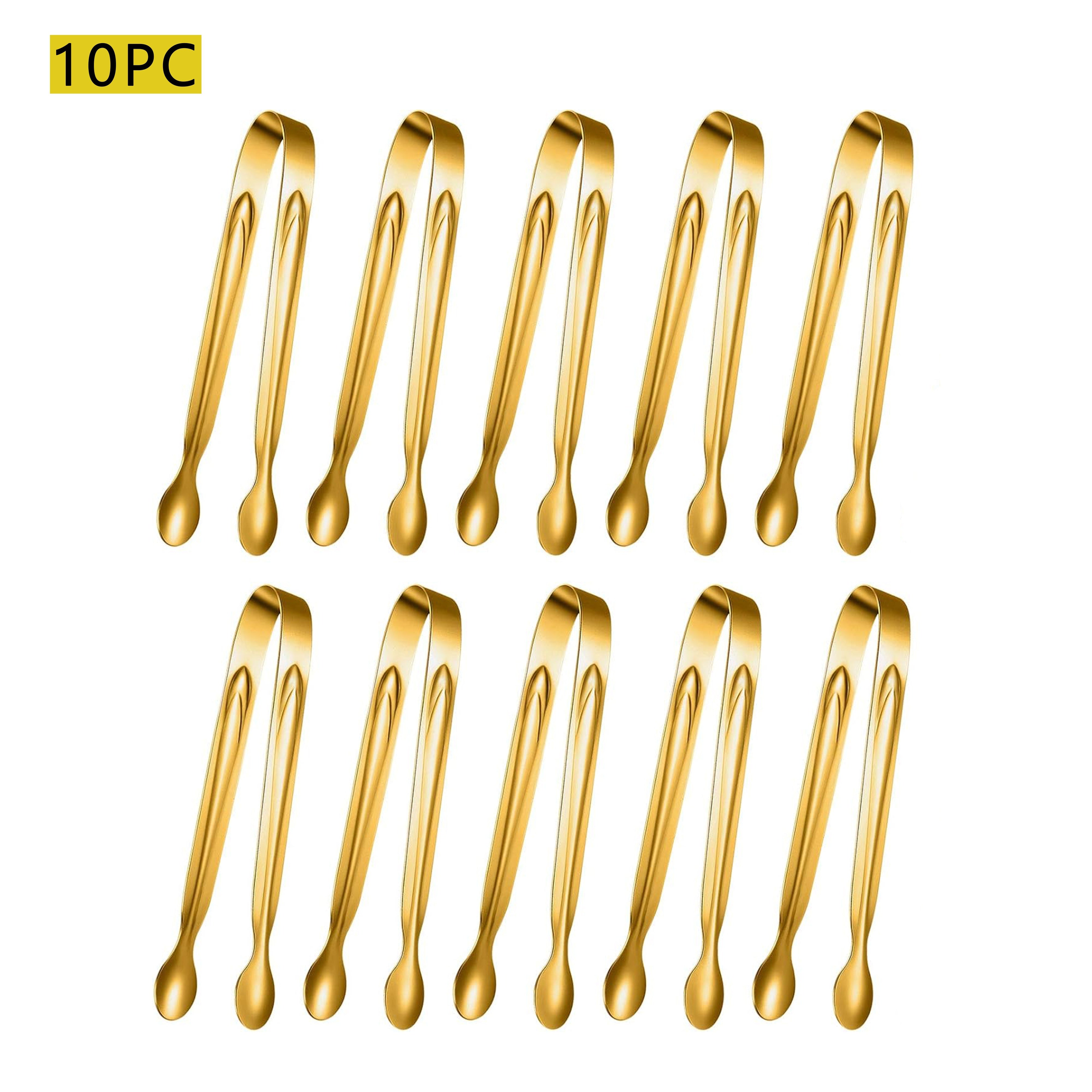 Stainless Steel Mini Tongs for Serving and Catering 10/12 Inch
