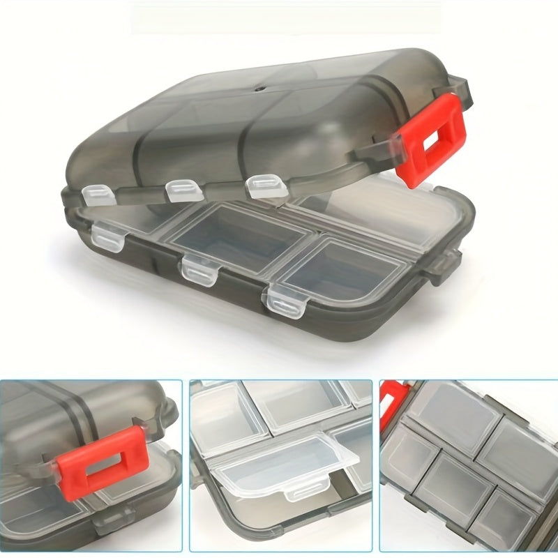 Portable Small Weekly Pill Organizer for Travel Medicine Box Compartments