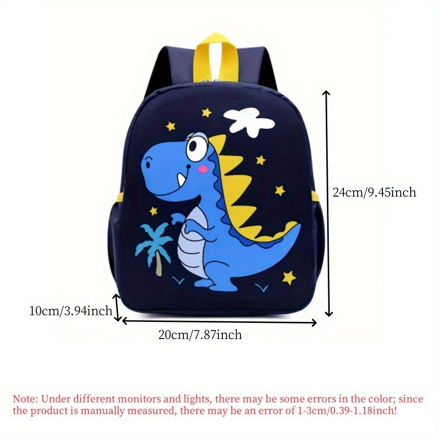 Kids Animal Cartoon Backpack for Boys and Girls Ultra Light Load-Reducing Nylon