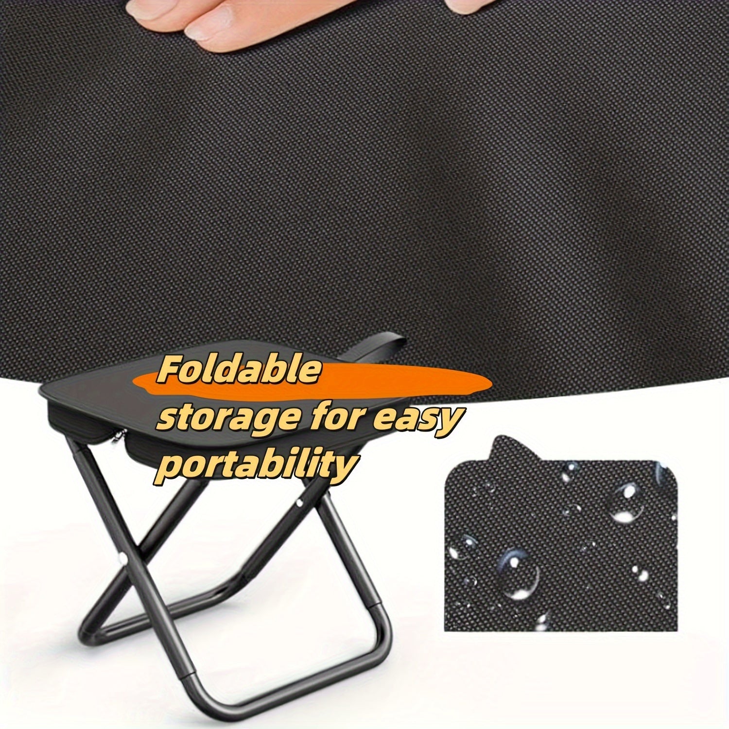 Folding Stool and Chair Combo for Camping Hiking and BBQ Durable Lightweight Portable