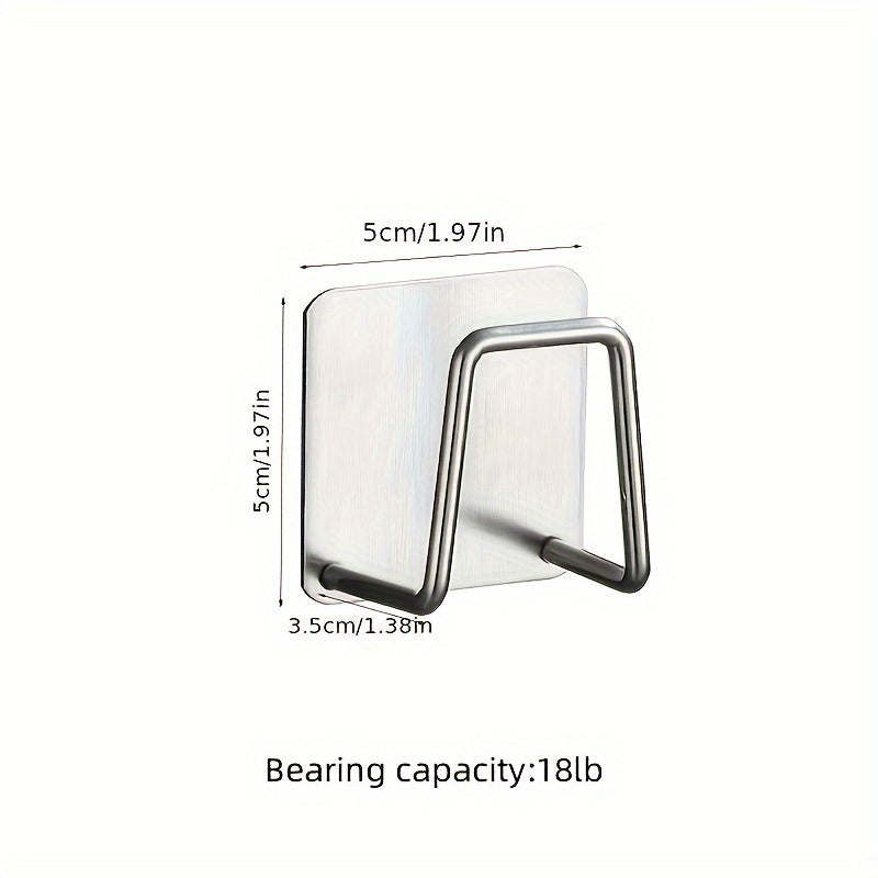 Oshxona uchun zanglamas gubka ushlagich - Oson o'rnatish, gubkalar va idish tozalagichlar uchun yopishqoq tokcha, suyuqlikni to'kib tashlash uchun qulay saqlash yechimi