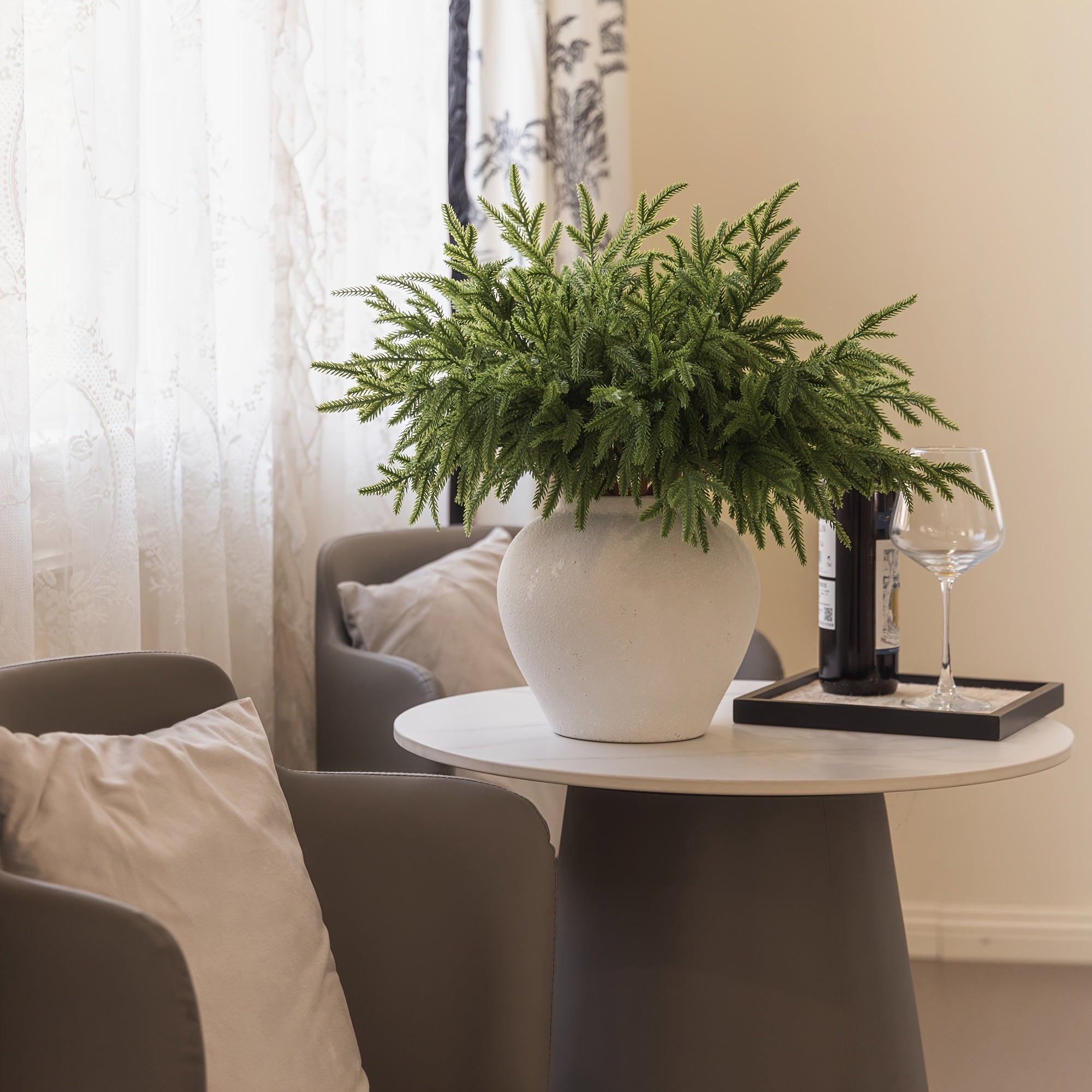 Ramas decorativas de madera roja para manualidades y decoración del hogar, 24 piezas