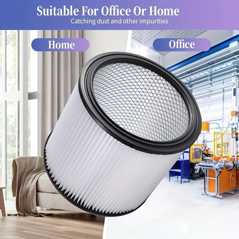 Replacement Cartridge Filter for Wet Dry Vacuum 18.93 L and Larger Washable Mesh