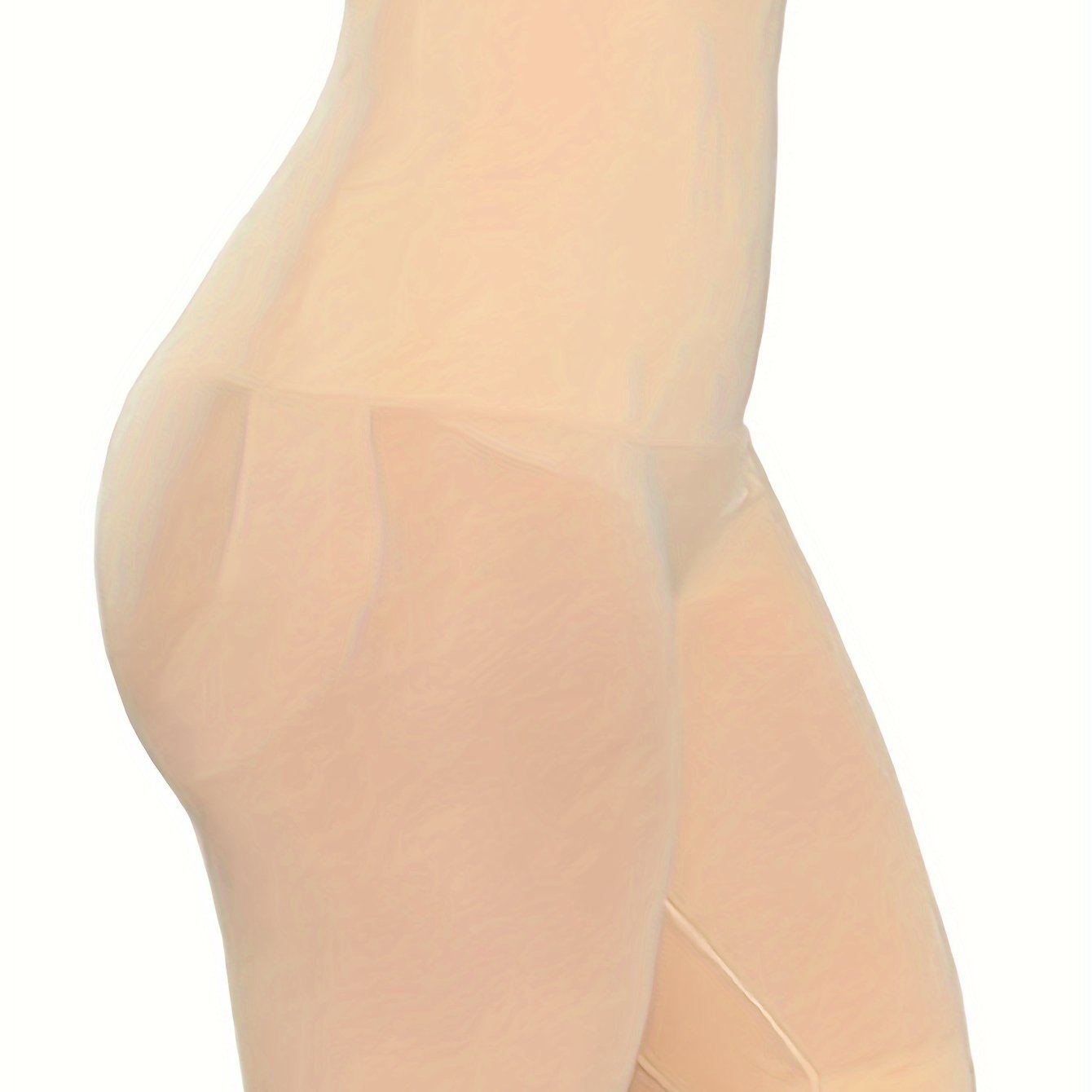 Plus Size High-Waisted Tummy Control Shorts for Women Seamless Breathable