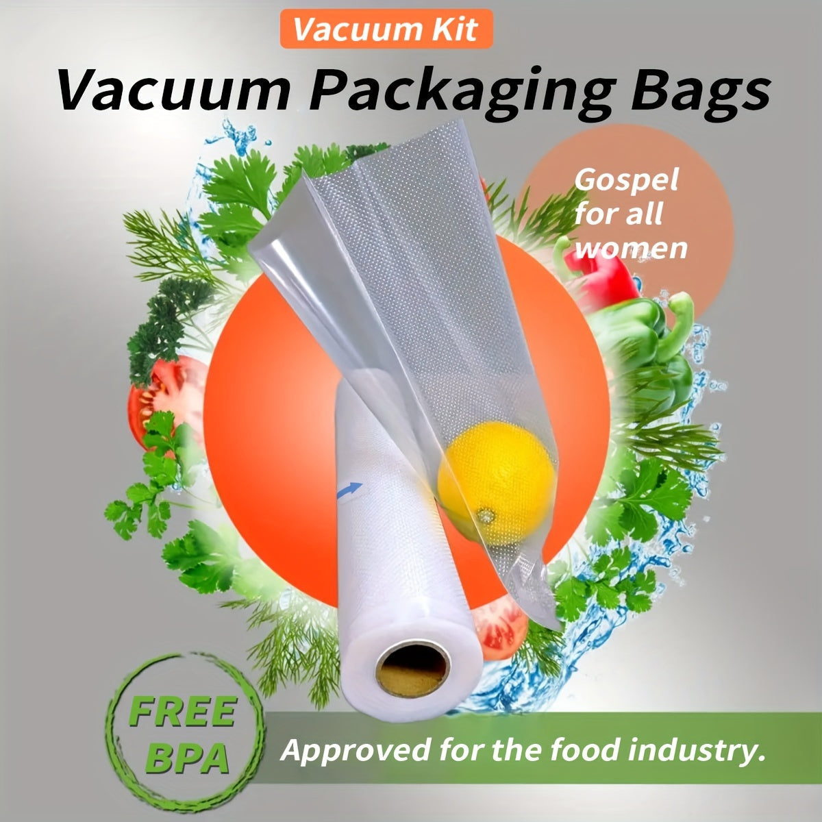 3m Food Vacuum Sealer Bags Seven-Layer Co-Extruded Diamond Pattern BPA-Free