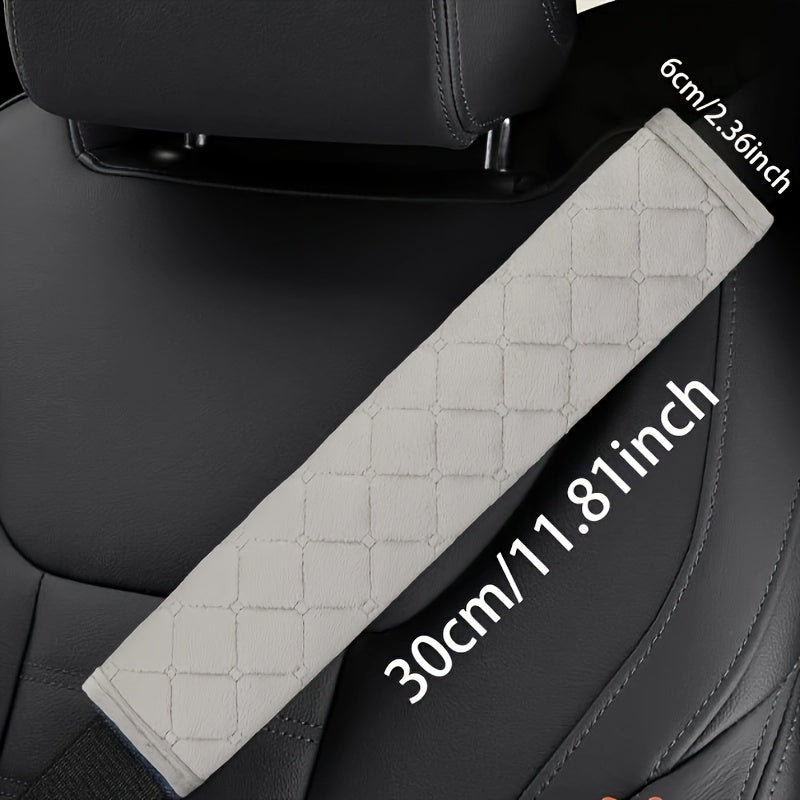 Universal Car Seat Belt Shoulder Pad Soft Polyester Comfortable Adjustable