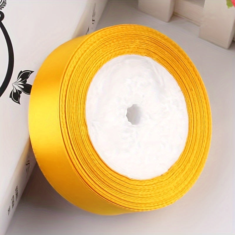 25 Yards Satin Ribbon for Headbands Gift Wrapping Crafts 2.5cm Wide