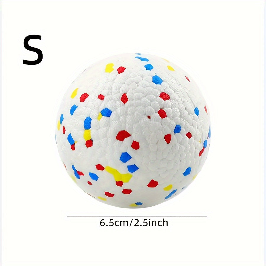 Durable Elastic TPR Dog Toy Ball for Chewing and Interactive Play Indoor Outdoor