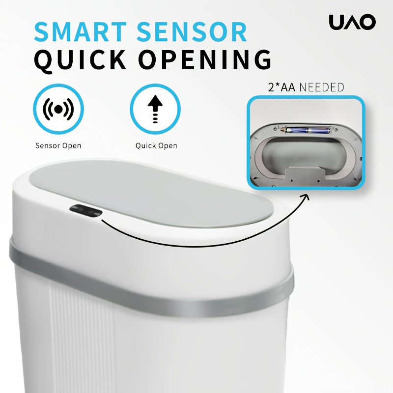 Slim Household Garbage Can with Lid and Automatic Opening