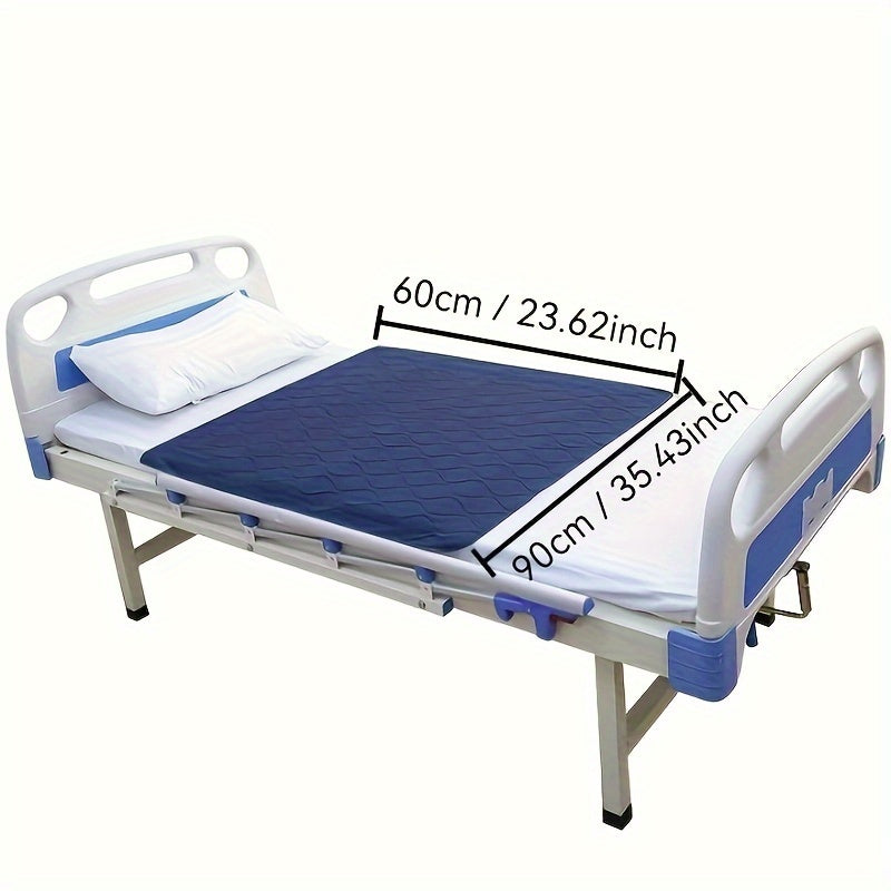 Washable Incontinence Pad for Elderly Microfiber Non-Slip Ultra-Absorbent Bed Protector