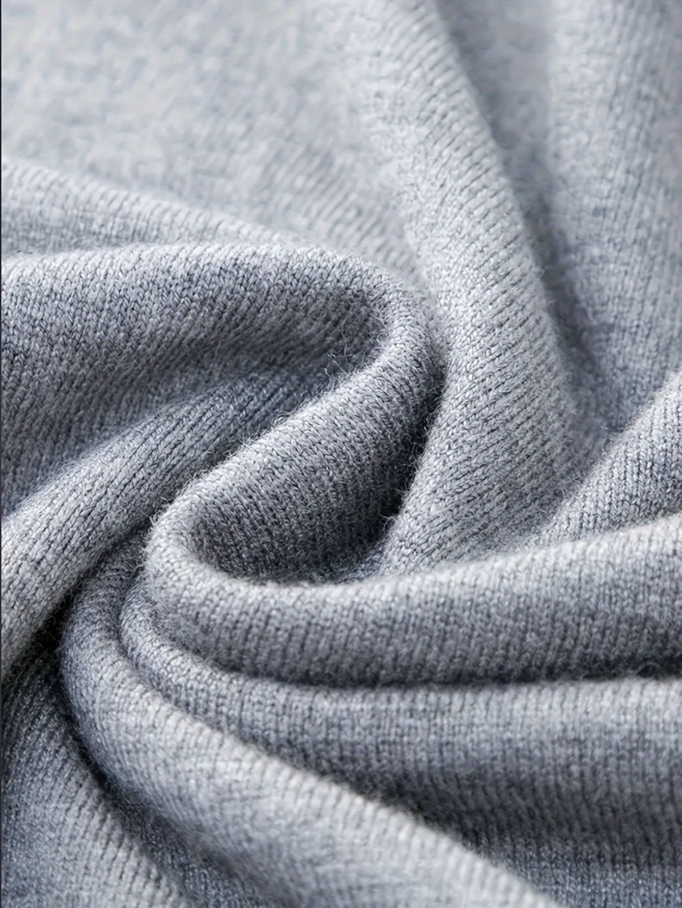 Men's Solid Color Knit Sweater Long Sleeve Crew Neck Fall Winter Casual