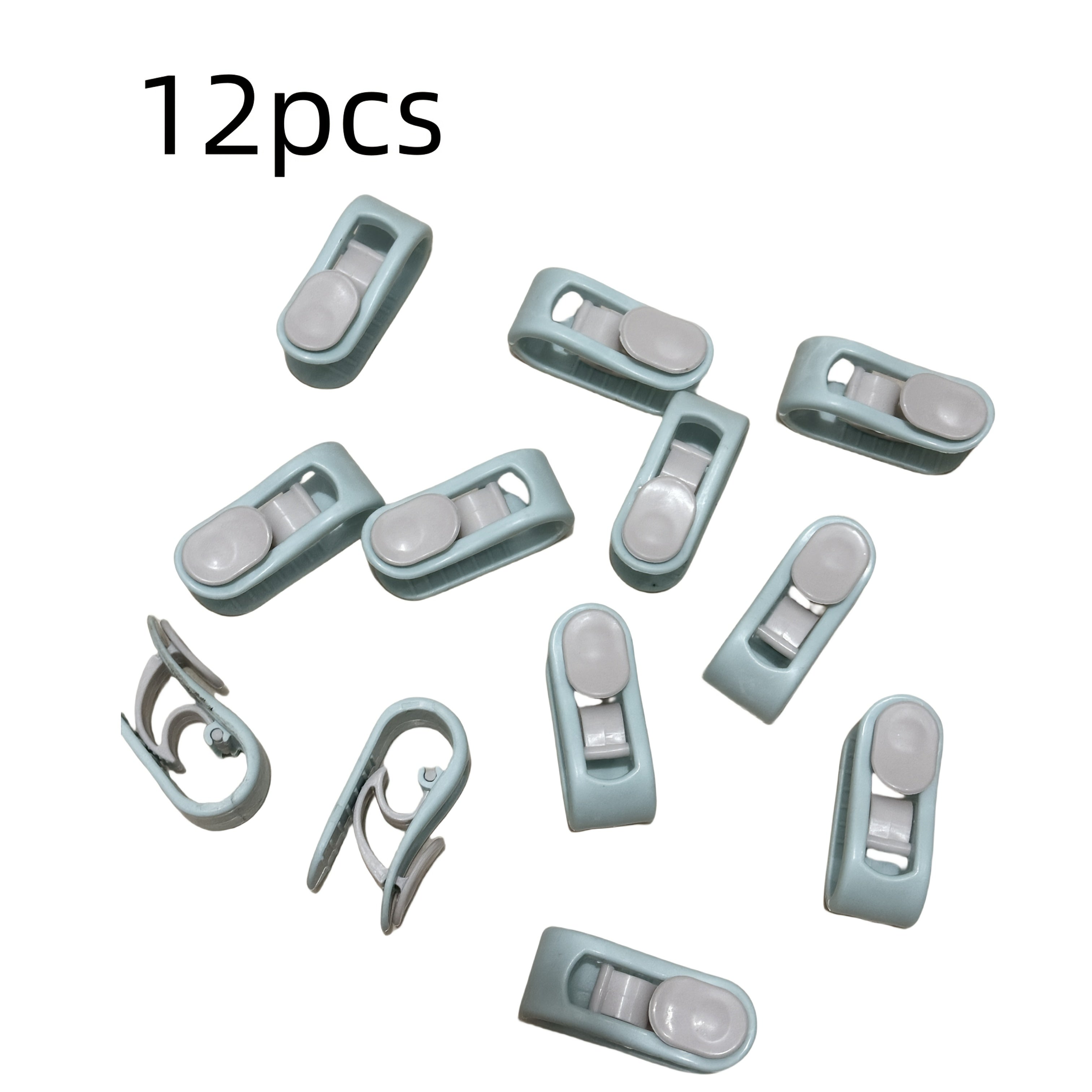 Pink Bedding Clips 12-Pack Easy-Install Non-Slip Quilt and Sheet Holders