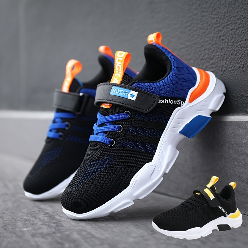 Мужские дышащие сетчатые кроссовки для возрастных групп до 14 лет с застежкой-кисточкой и подошвой из ЭВА