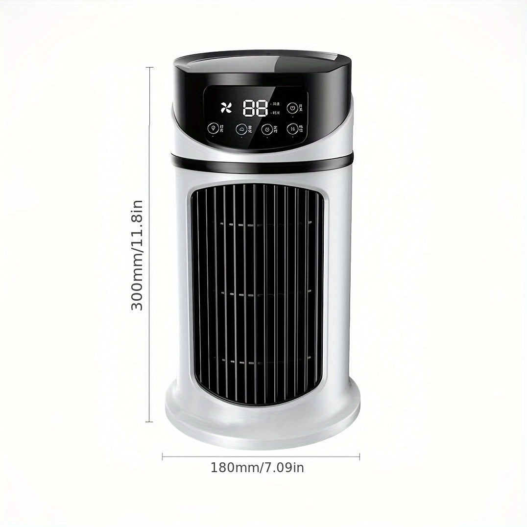 Portable Air Conditioner Humidifier Fan USB Charging