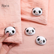 8-Piece Bedding Clips Set for Quilts Sheets and Sofa Covers Anti-Slip Corner Clips Easy-to-Clean PP Material