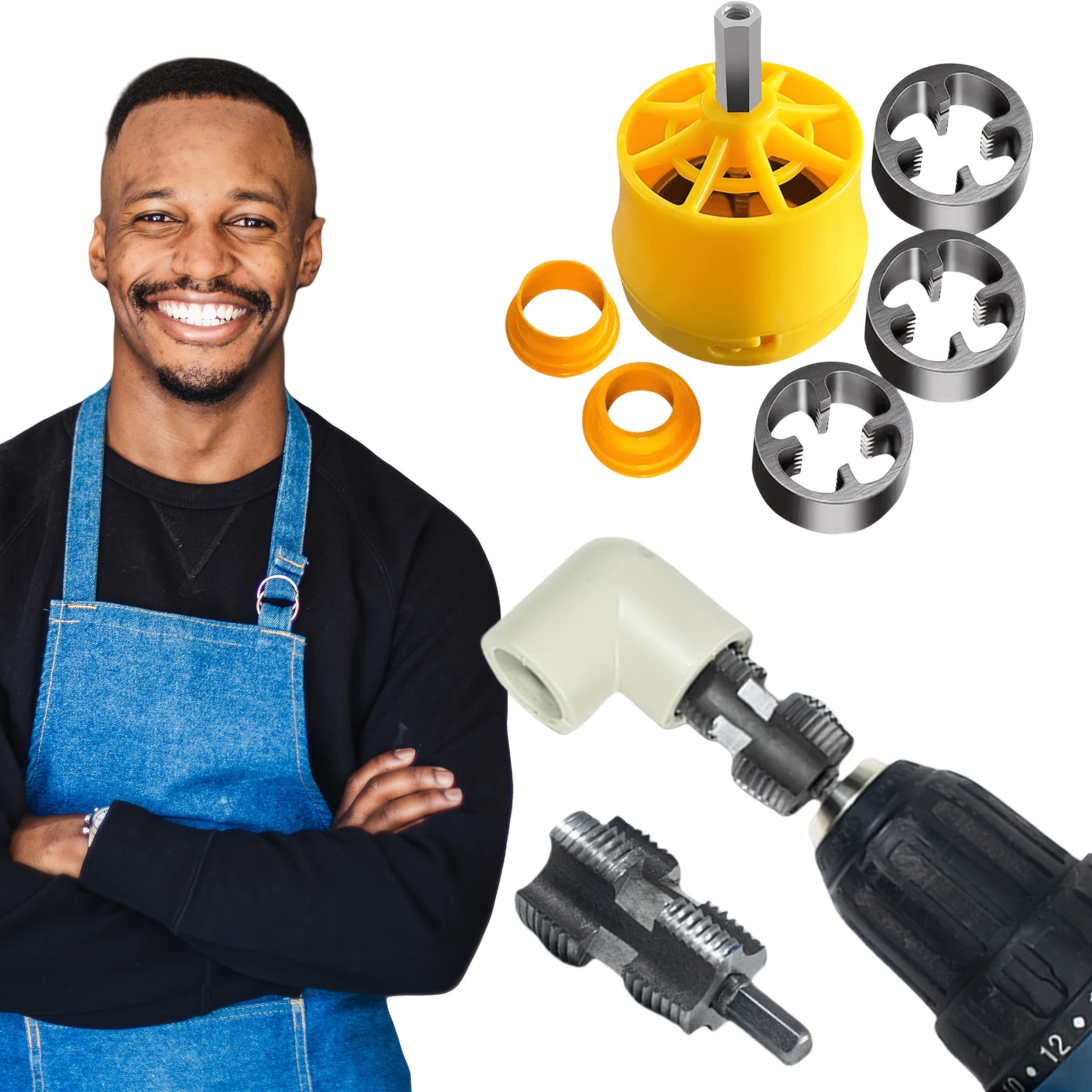 Water Pipe Inner Opening Screwdriver for 1/2 Inch and 3/4 Inch PPR PPE Pipes