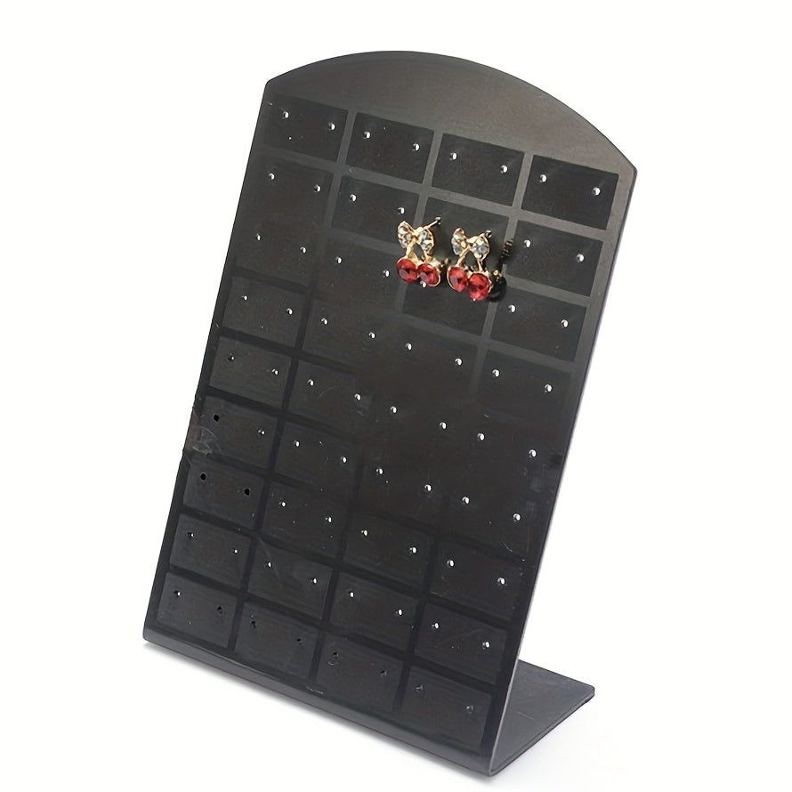 Acrylic Jewelry Organizer with 72 Ear Stud Holes Storage Rack Display