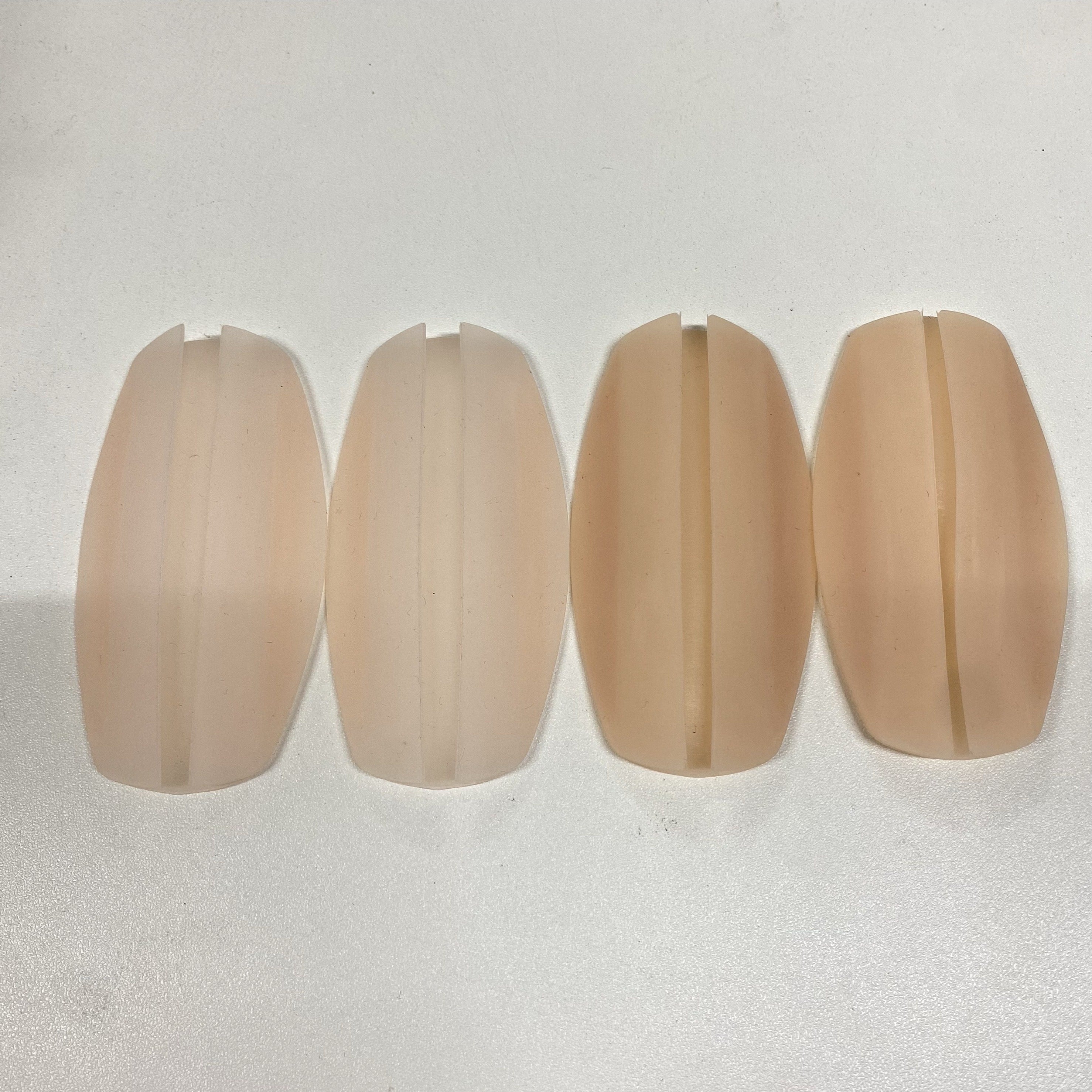 4-Pack Silicone Bra Strap Pads Non-Slip Comfort Support Solid Color Bra Accessories