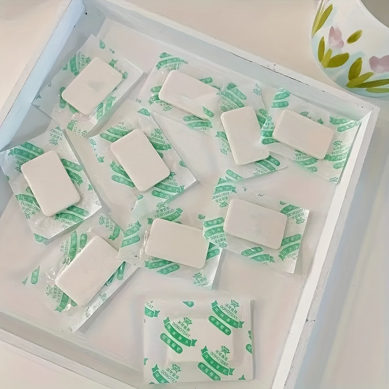 25/100Pcs Jasmine Scented Small Bags for Wardrobe Shoe Closet Car Freshener