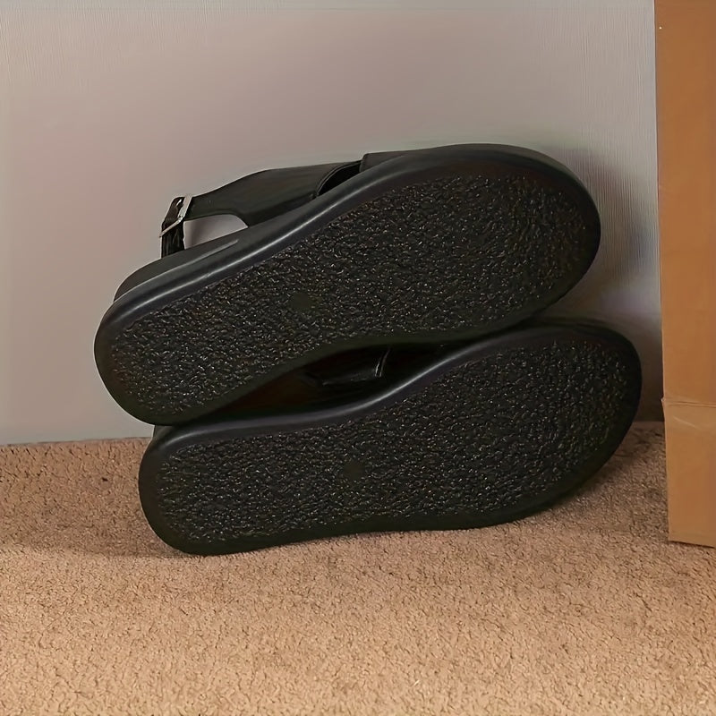 Women's Wedge Sandals Open Toe Ankle Strap Platform Heel Casual Summer