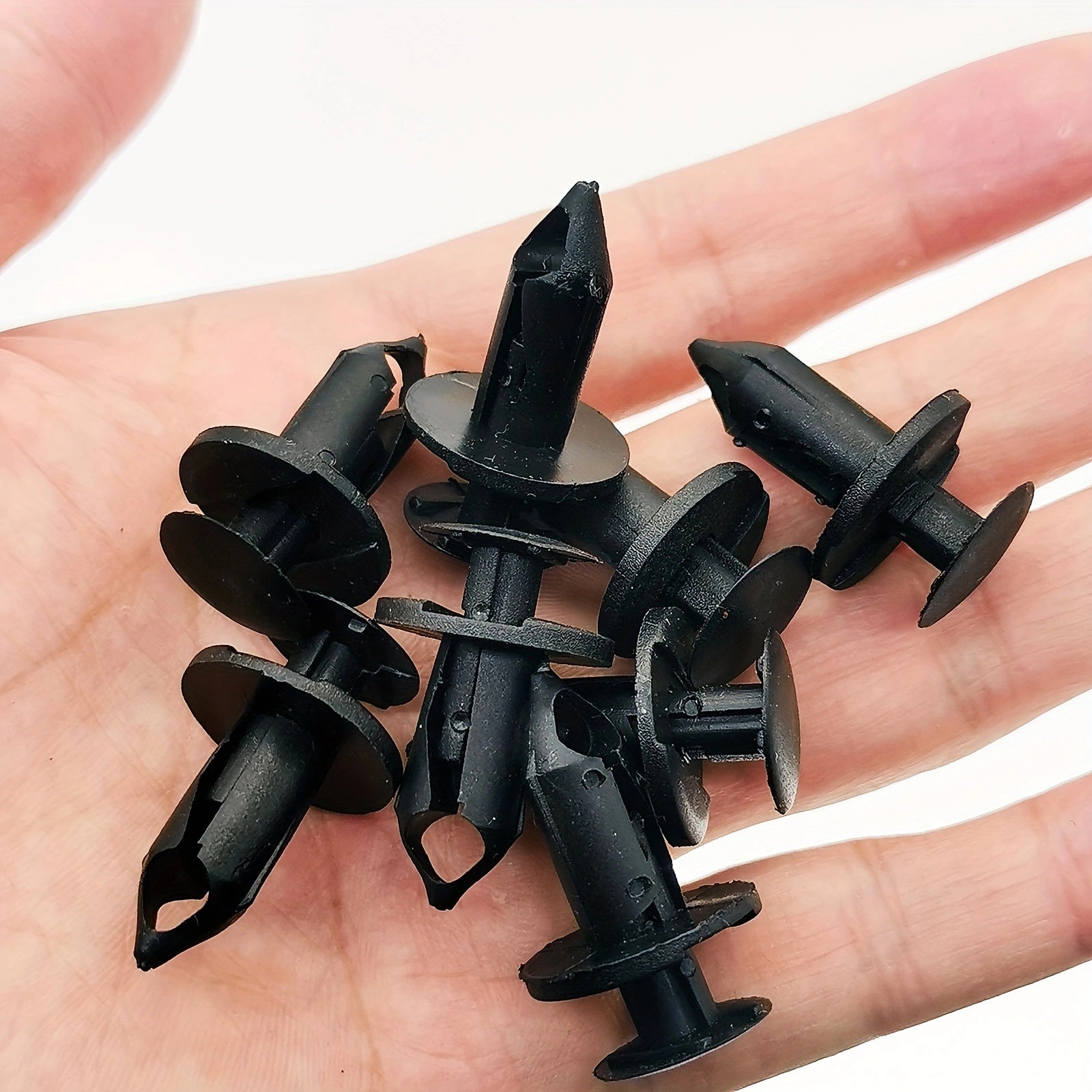 120 Pieces 8mm Car Bumper Clip Fasteners Plastic Rivets for Auto Body
