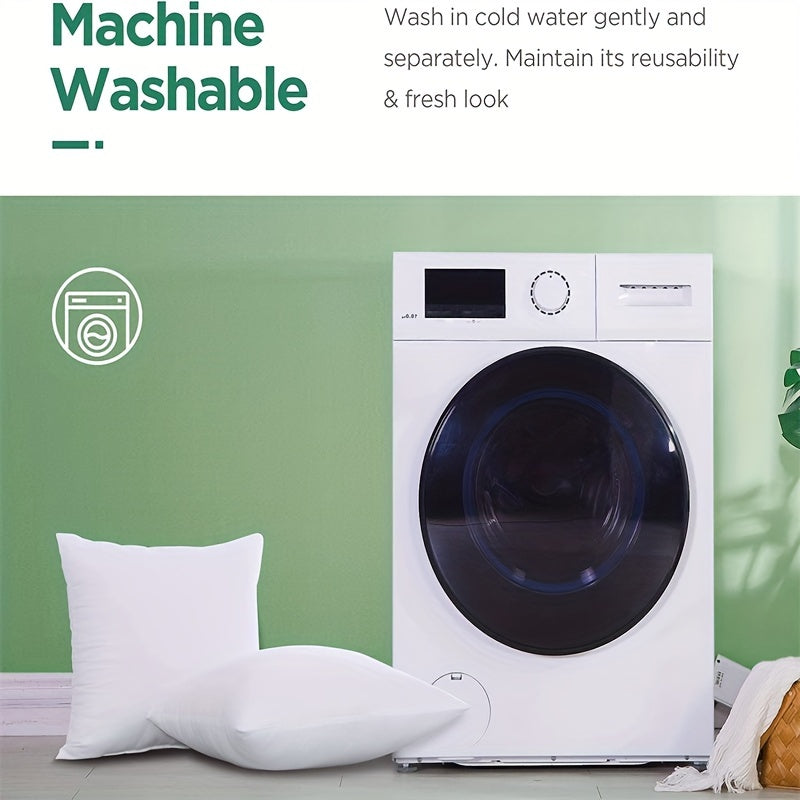 4-Pack Polyester Pillow Inserts for Sofa and Bedroom Decor with Space Theme