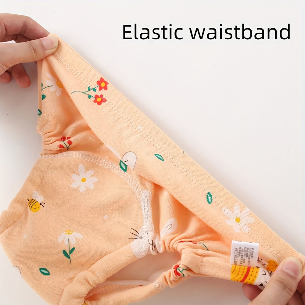 Set of 6 Toddler Cotton Potty Training Pants Leakproof Reusable Underwear with Padding