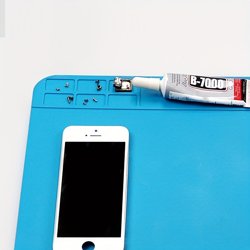 Silicone Repair Mat with Magnetic Tools for Mobile Phone and Computer Repair High-Temperature Welding
