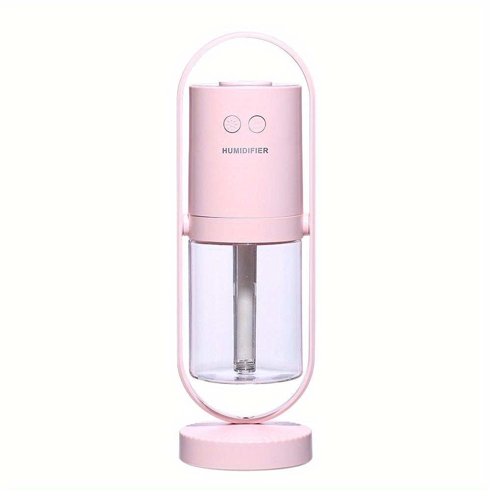 Rang-barang proektsiya kechki yorug'lik namlagich 360° aylanish bilan, USB bilan quvvatlanadigan, sayohat uchun, yotoqxona, ofis