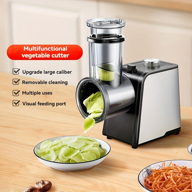 Elektron Sabzavotlarni Kesuvchi va Slicer - Stainless Steel, EU Plug, 220-240V - Kartoshka va boshqalar uchun ideal