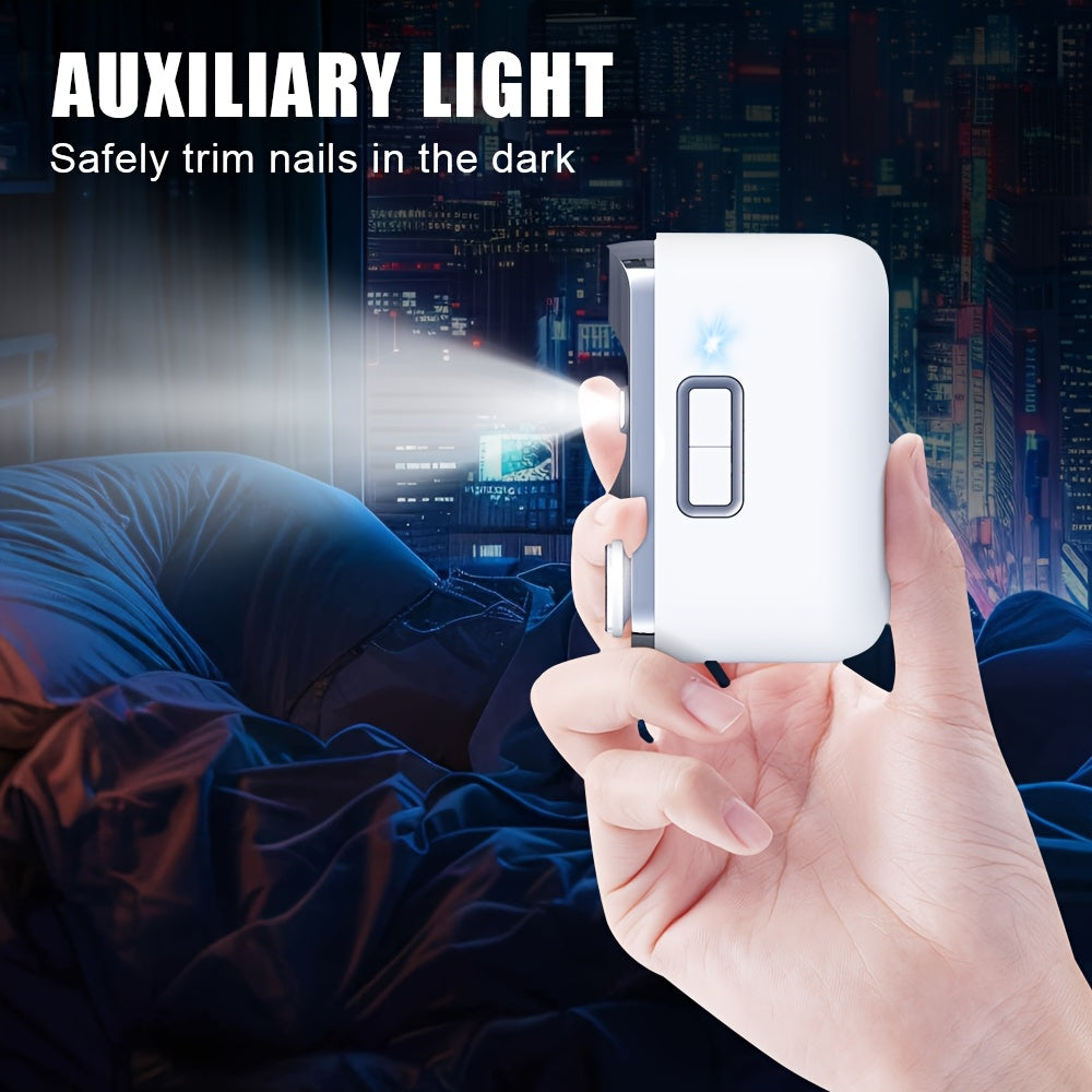 Afeitadora eléctrica de uñas 2 en 1 recargable por USB, dispositivo para manicura y pedicura, cuidado de uñas