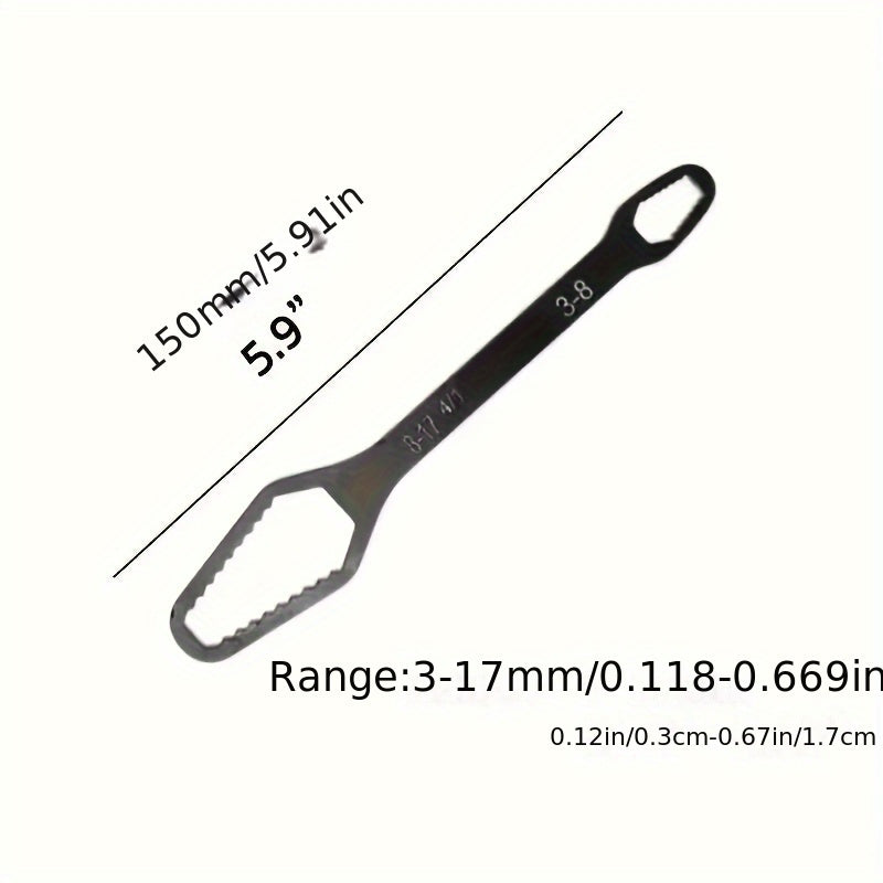 Adjustable Torx Wrench Steel 3-17mm for Car Maintenance Home Repairs