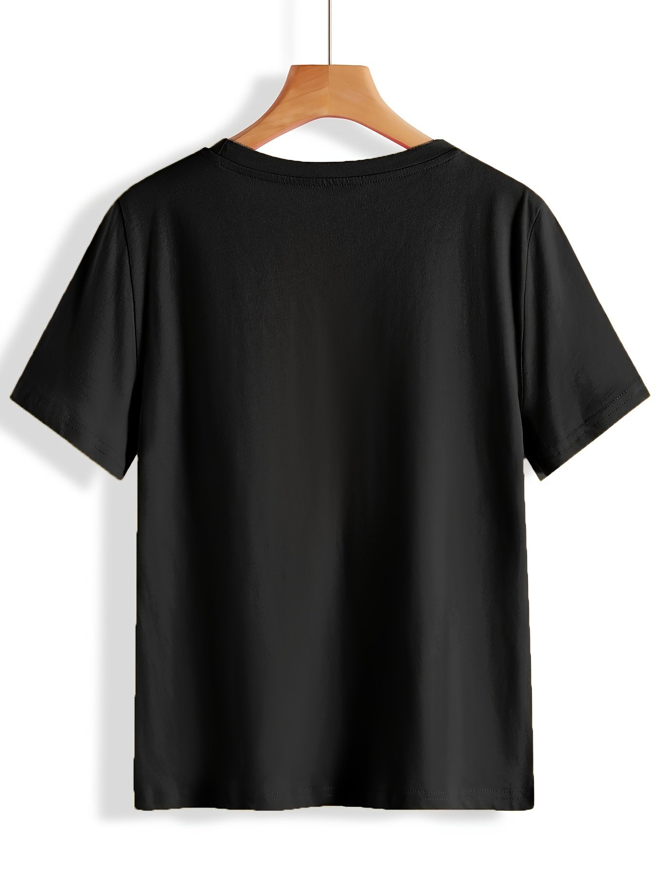 Plus Size Women's Casual Short Sleeve T-Shirt Vintage Floral Butterfly Print Summer Top