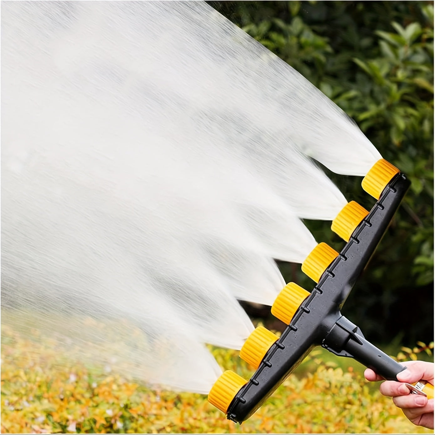 Пластиковый садовый разбрызгиватель с несколькими головками для овощей и цветов без батареек