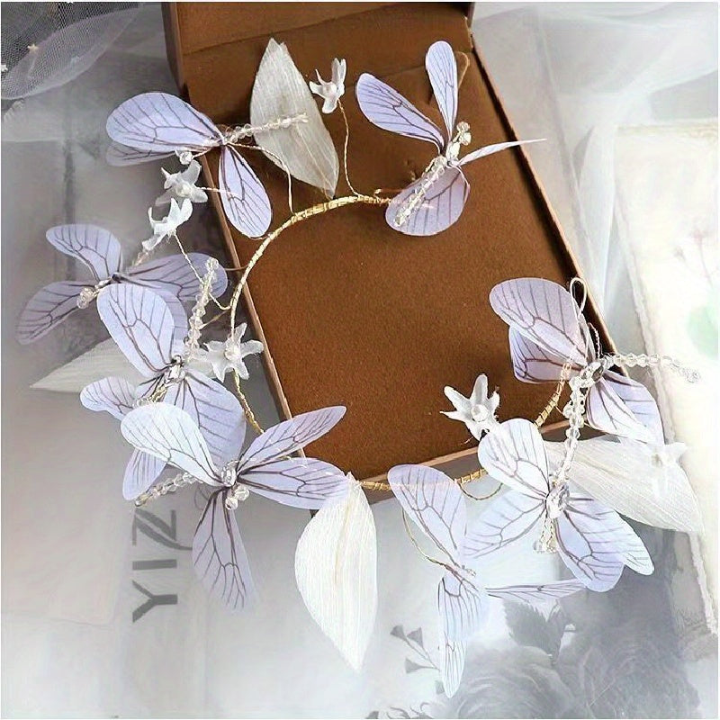 Women's Butterfly Headband for Parties and Cosplay Elegant Hair Accessory