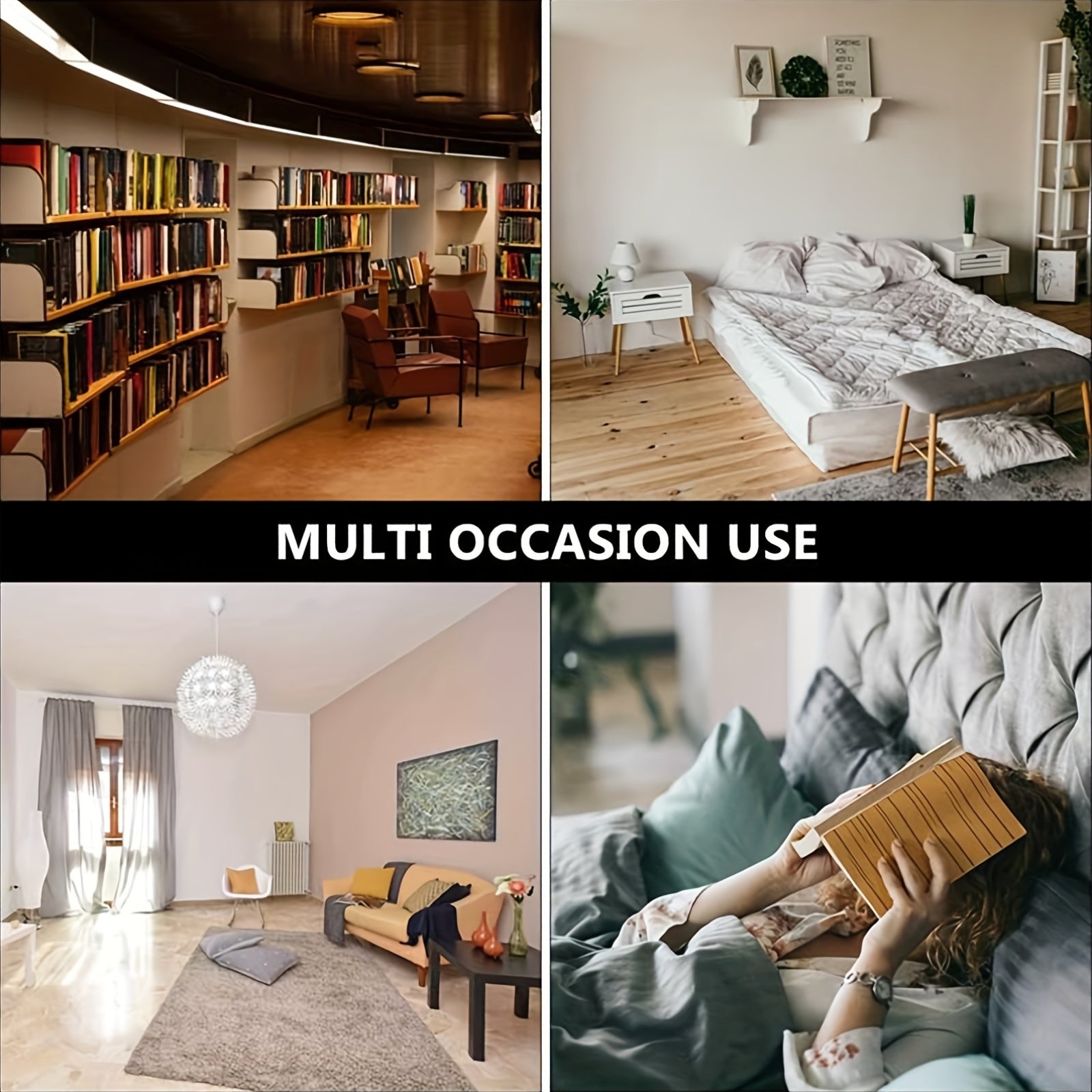 Wood Bookshelf with Fabric Pockets and Rounded Edges for Kids Storage