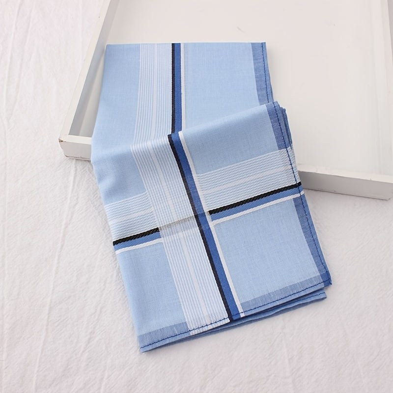 Men's Vintage Handkerchiefs Set of 3 Soft Thin Sweat-Absorbing Pocket Accessories