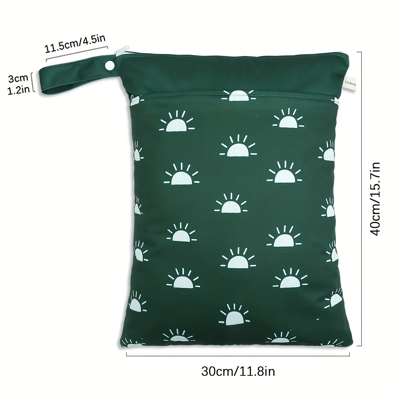 Waterproof Diaper Bag for Wet and Dry Cloth Diapers for Travel Beach Pool Gym