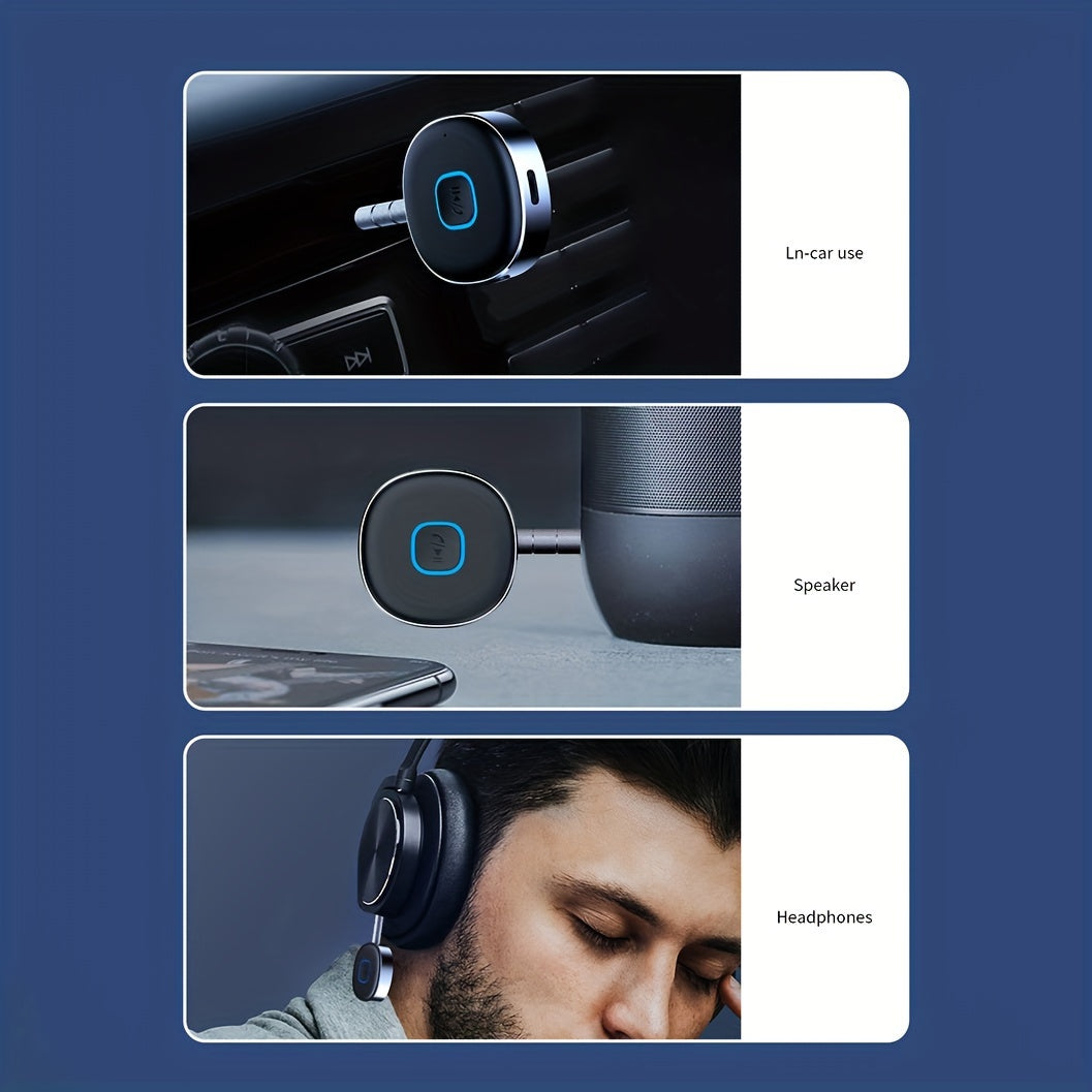 Wireless Car Audio Receiver Wireless AUX Adapter For Music Phone Calls