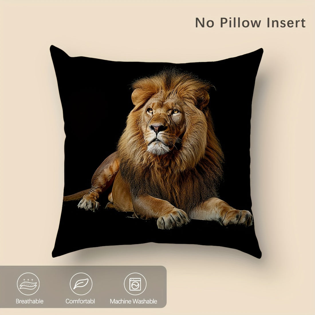 Soft Velvet Throw Pillow Cover 45.72cm with Zip Closure for Living Room Bedroom Car Decor