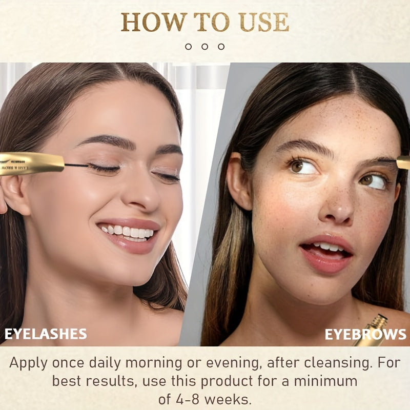 Sérum hidratante para pestañas y cejas de mujer con ingredientes naturales, para unas pestañas y cejas más llenas y largas