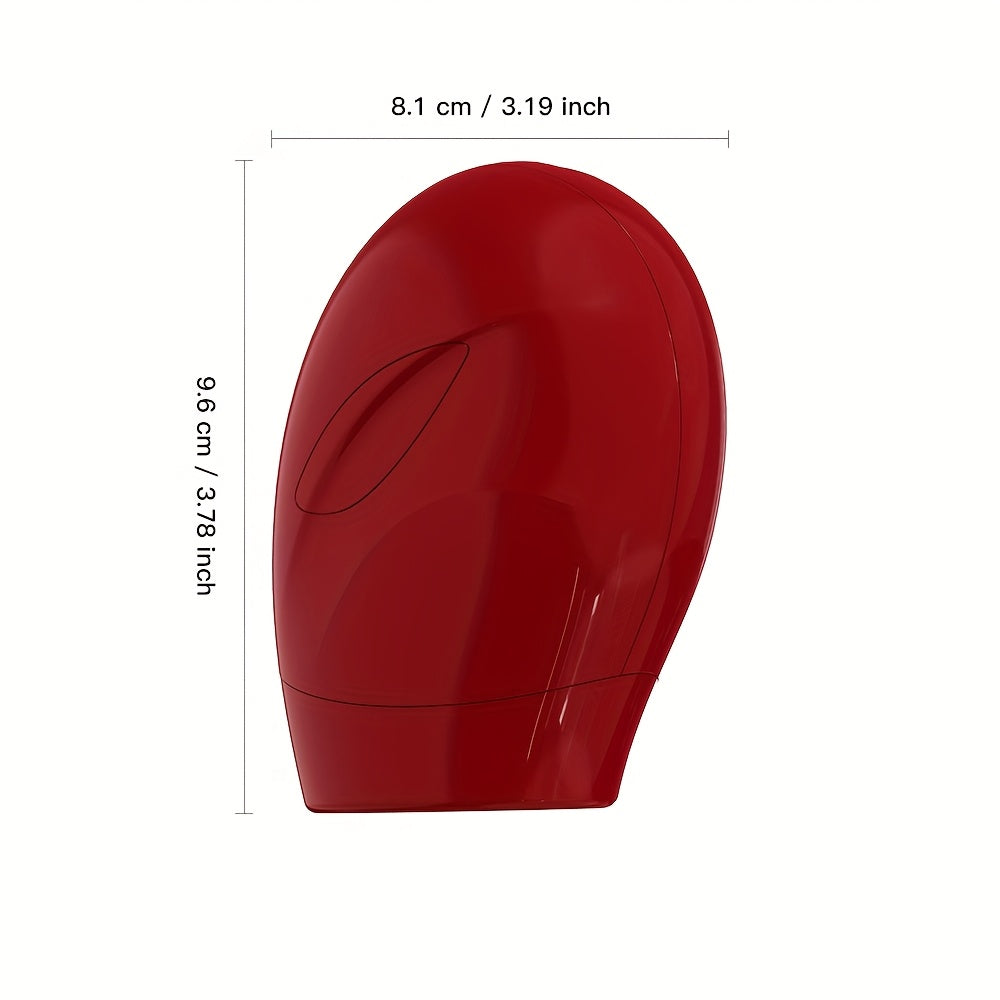 Qizil qo'l uskunasi, 3 ta teri parvarishi rejimi, USB orqali zaryadlanadigan, ergonomik dizayn, rangli yorug'lik bilan dam olish, uyda foydalanish, och bej parvarish aksessuarlari.