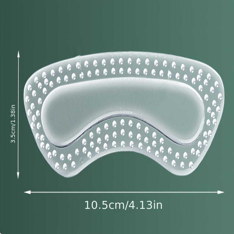 Soft Gel Heel Cushions for High Heels Anti-Slip Chafing Massage Bumps Self-Adhesive